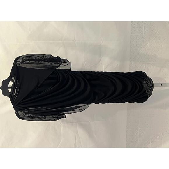 Amanda Uprichard Evianna Dress in Black - Picture 4 of 7